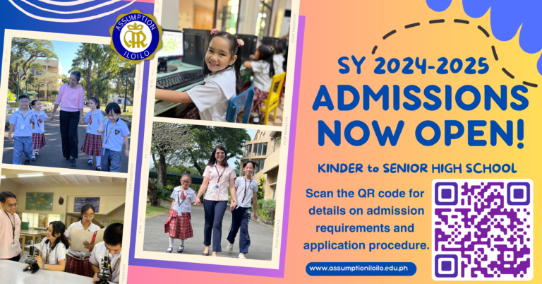 Admissions for SY 2024-2025 are now open!